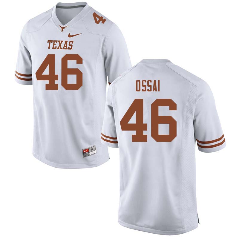 Men #46 Joseph Ossai Texas Longhorns College Football Jerseys Sale-White